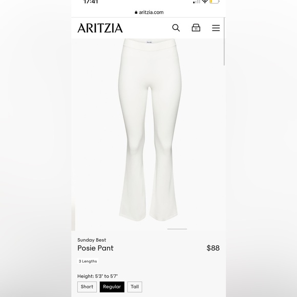 Aritzia- Sunday Best Posie Pants - Picture 3 of 3